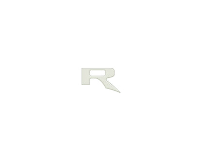 Raptor R Differential Letter Overlays Fits 2022-2026 Ford Bronco by Tufskinz.com