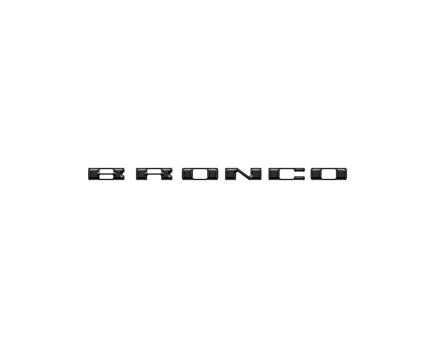 Passenger Dash Letter Inserts Fits 2025-2026 Ford Bronco Sport by Tufskinz.com