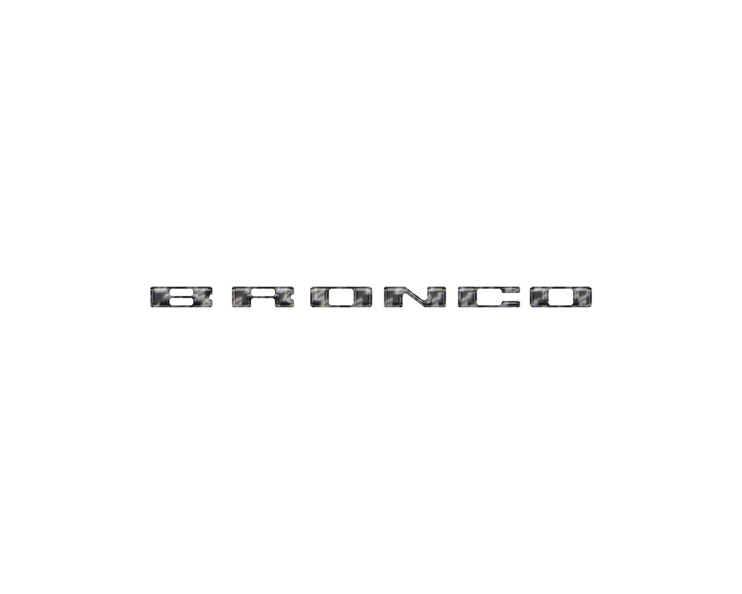 Passenger Dash Letter Inserts Fits 2025-2026 Ford Bronco Sport by Tufskinz.com