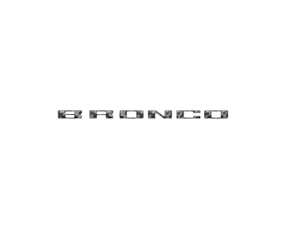 Passenger Dash Letter Inserts Fits 2025-2026 Ford Bronco Sport by Tufskinz.com