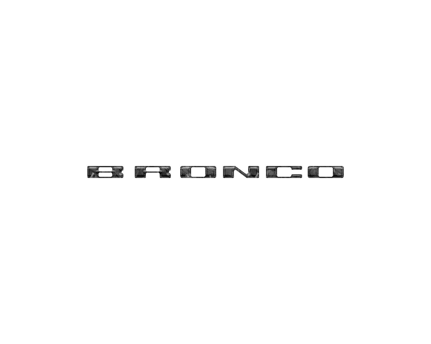 Passenger Dash Letter Inserts Fits 2025-2026 Ford Bronco Sport by Tufskinz.com