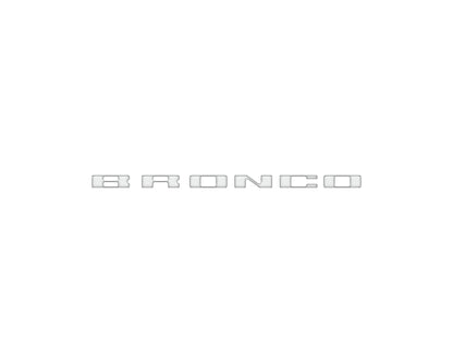 Passenger Dash Letter Inserts Fits 2025-2026 Ford Bronco Sport by Tufskinz.com