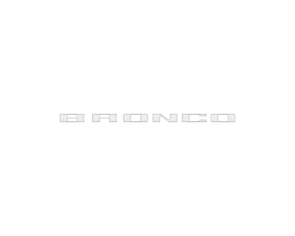 Passenger Dash Letter Inserts Fits 2025-2026 Ford Bronco Sport by Tufskinz.com