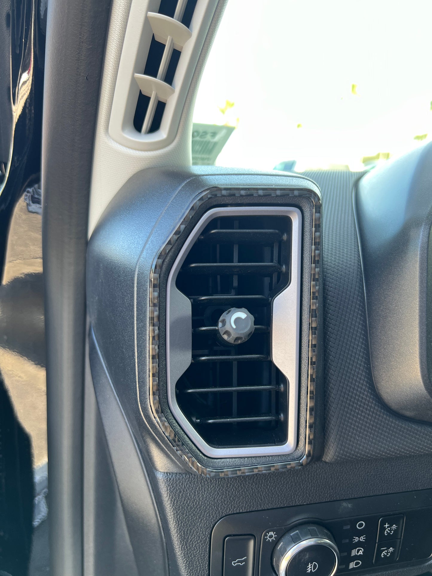 AC Vent Surround Accent Trim Fits 2025-2026 Ford Bronco Sport by Tufskinz.com