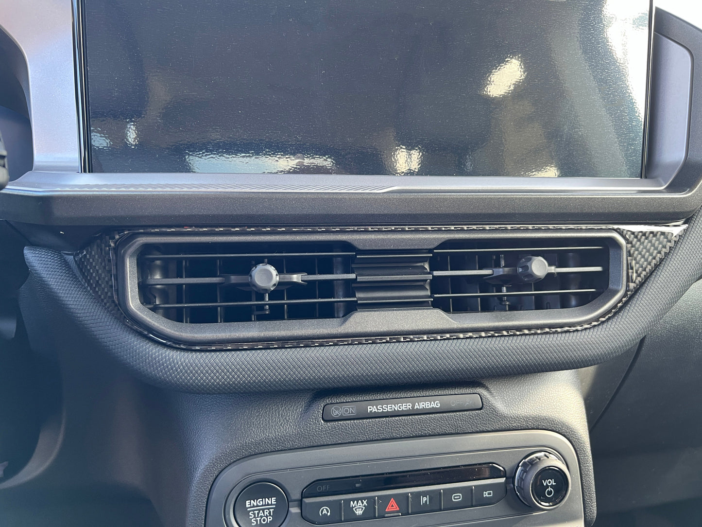 AC Vent Surround Accent Trim Fits 2025-2026 Ford Bronco Sport by Tufskinz.com