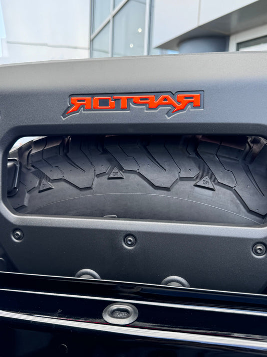 Raptor Third Brake Light Letter Inserts Fits 2022-2026 Ford Bronco Raptor by Tufskinz.com