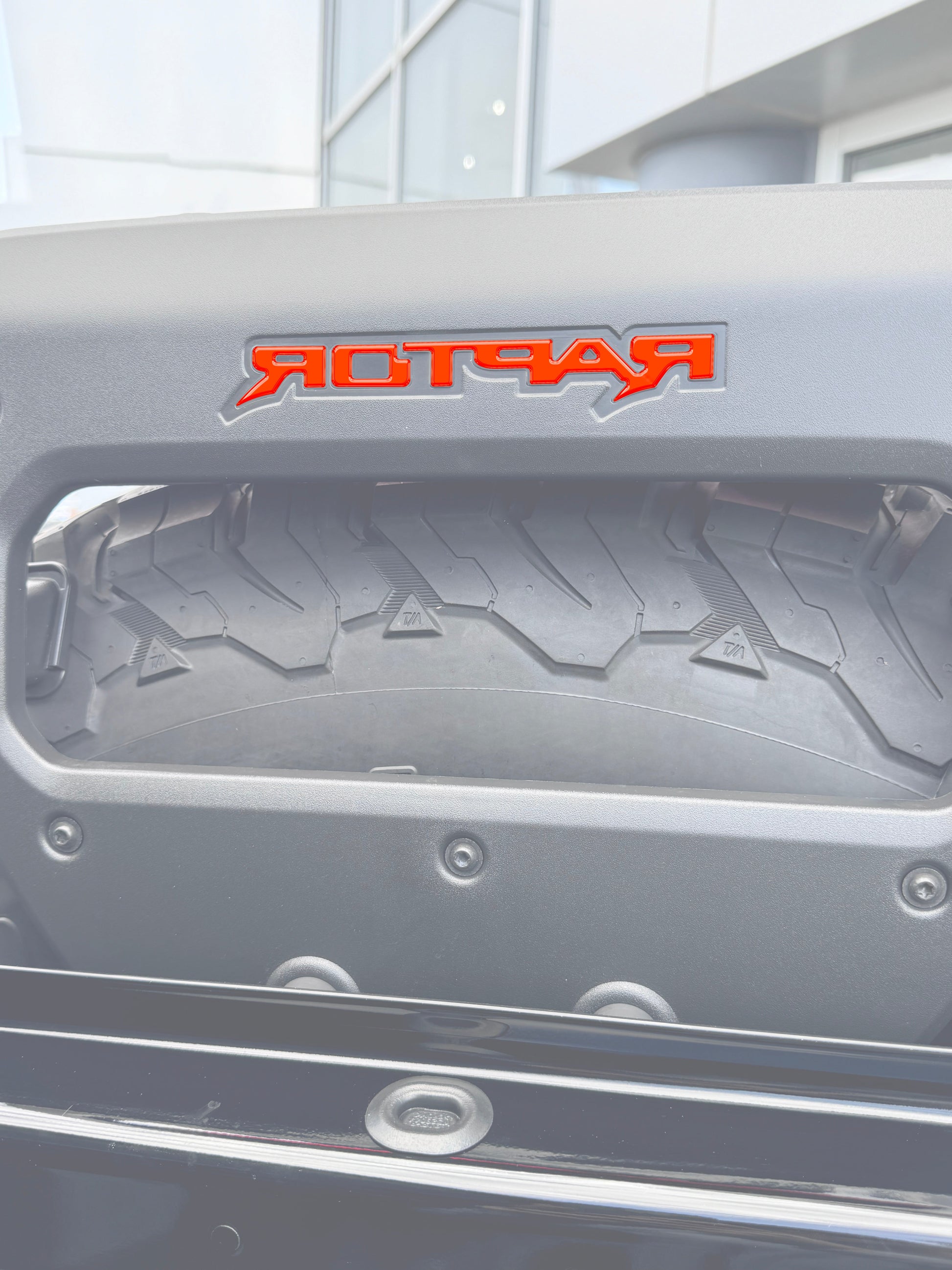 Raptor Third Brake Light Letter Inserts Fits 2022-2026 Ford Bronco Raptor by Tufskinz.com