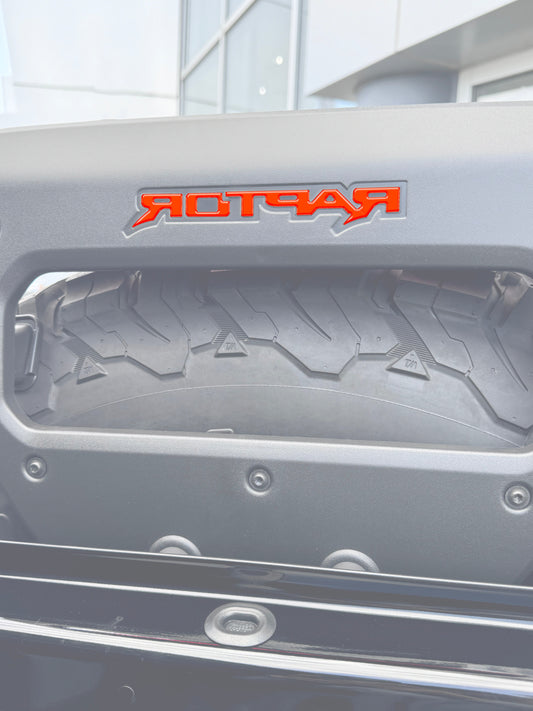 Raptor Third Brake Light Letter Inserts Fits 2022-2026 Ford Bronco Raptor by Tufskinz.com