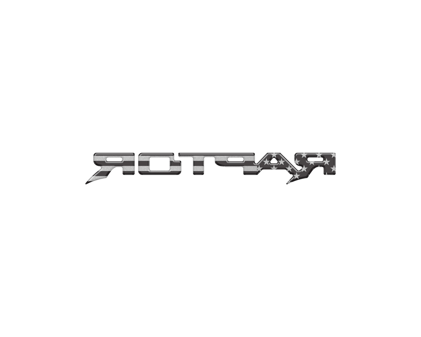 Raptor Third Brake Light Letter Inserts Fits 2022-2026 Ford Bronco Raptor by Tufskinz.com