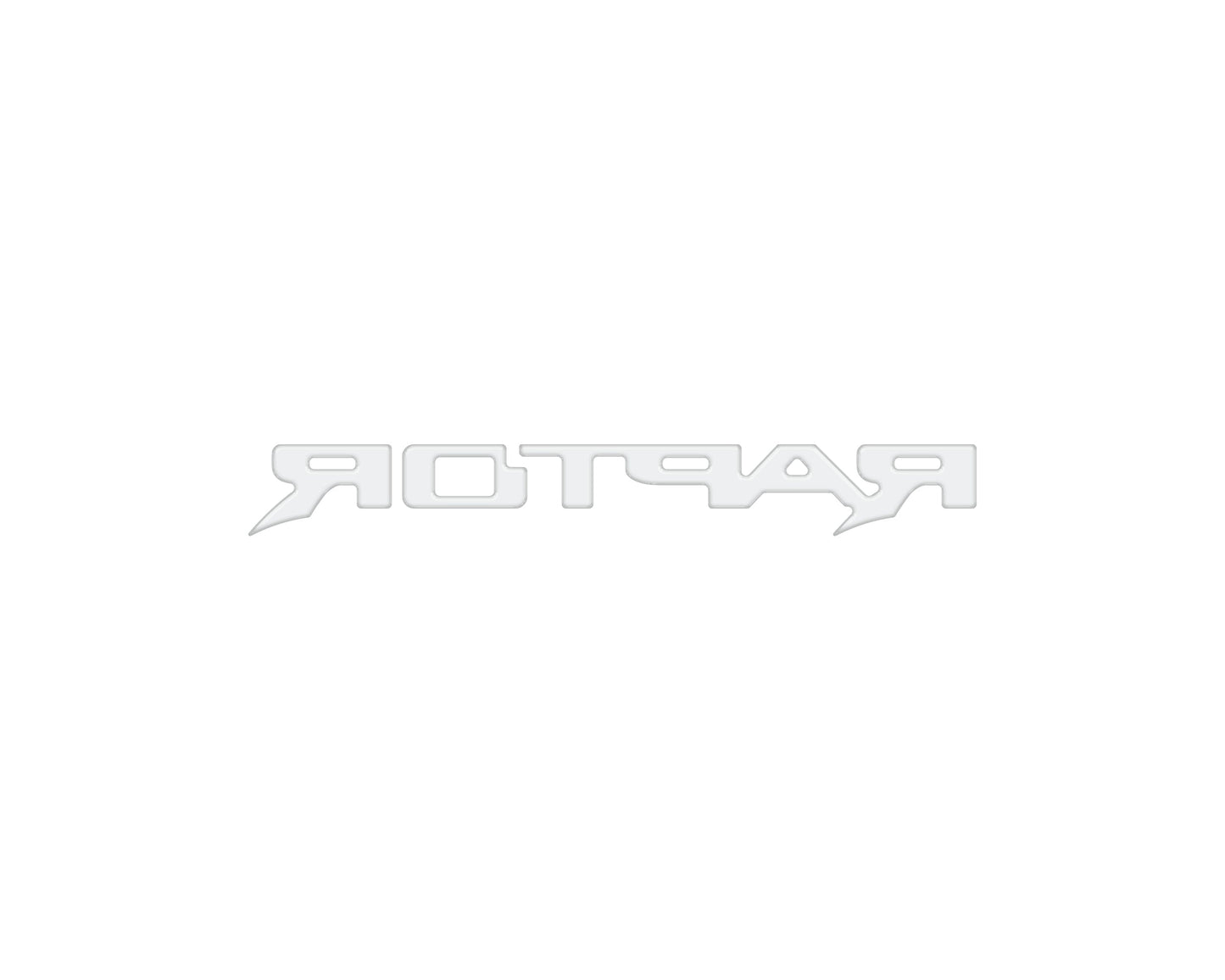 Raptor Third Brake Light Letter Inserts Fits 2022-2026 Ford Bronco Raptor by Tufskinz.com