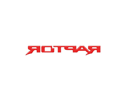 Raptor Third Brake Light Letter Inserts Fits 2022-2026 Ford Bronco Raptor by Tufskinz.com