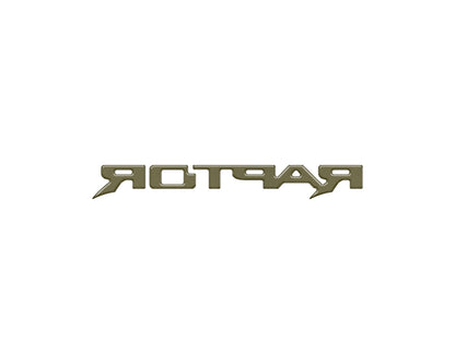 Raptor Third Brake Light Letter Inserts Fits 2022-2026 Ford Bronco Raptor by Tufskinz.com