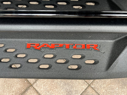Raptor Running Board Letter Overlays Fits 2022-2026 Ford Bronco Raptor by Tufskinz.com