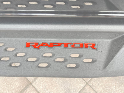 Raptor Running Board Letter Overlays Fits 2022-2026 Ford Bronco Raptor by Tufskinz.com
