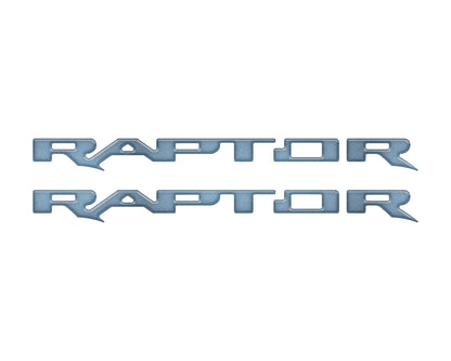 Raptor Running Board Letter Overlays Fits 2022-2026 Ford Bronco Raptor by Tufskinz.com