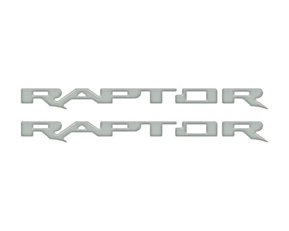 Raptor Running Board Letter Overlays Fits 2022-2026 Ford Bronco Raptor by Tufskinz.com