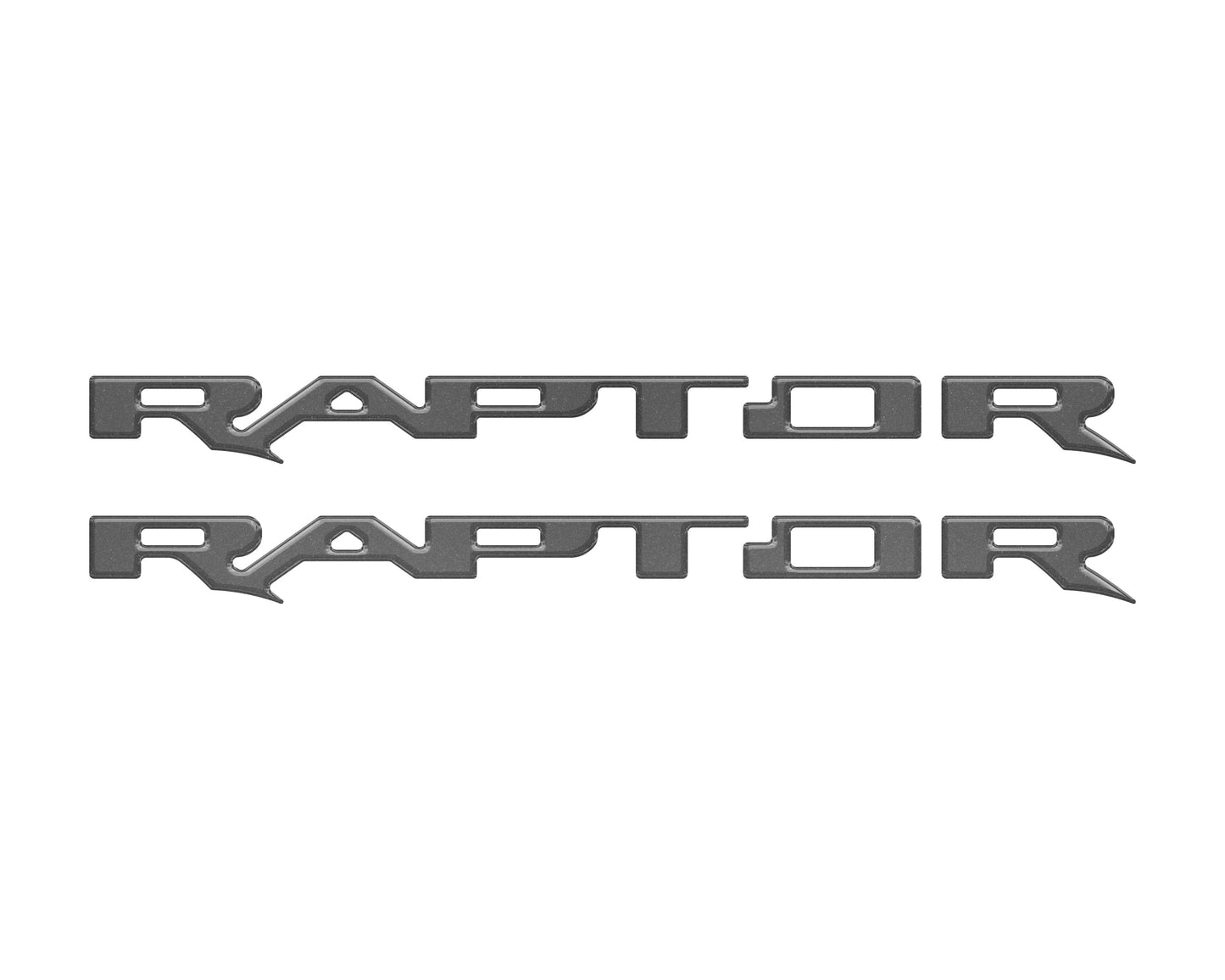 Raptor Running Board Letter Overlays Fits 2022-2026 Ford Bronco Raptor by Tufskinz.com