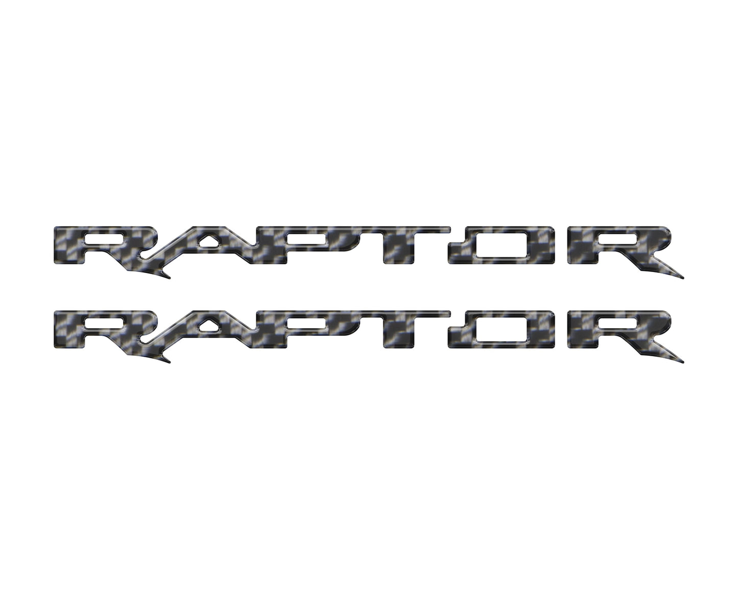 Raptor Running Board Letter Overlays Fits 2022-2026 Ford Bronco Raptor by Tufskinz.com