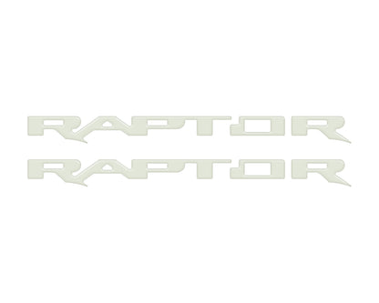 Raptor Running Board Letter Overlays Fits 2022-2026 Ford Bronco Raptor by Tufskinz.com