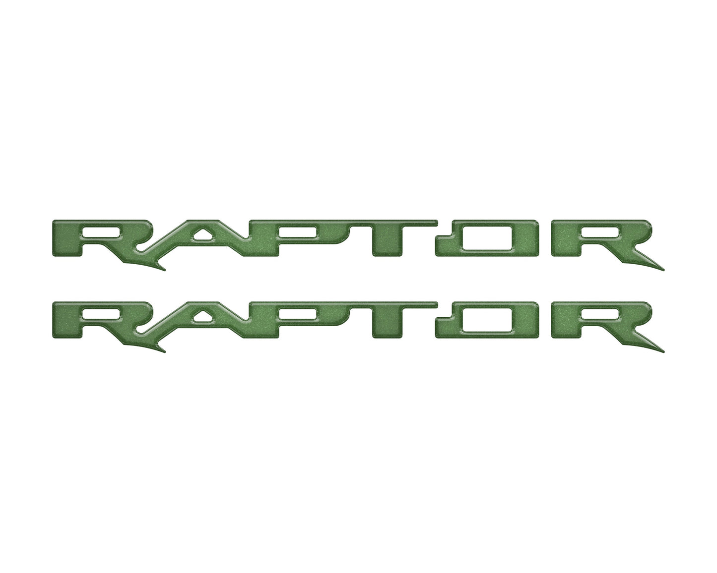 Raptor Running Board Letter Overlays Fits 2022-2026 Ford Bronco Raptor by Tufskinz.com