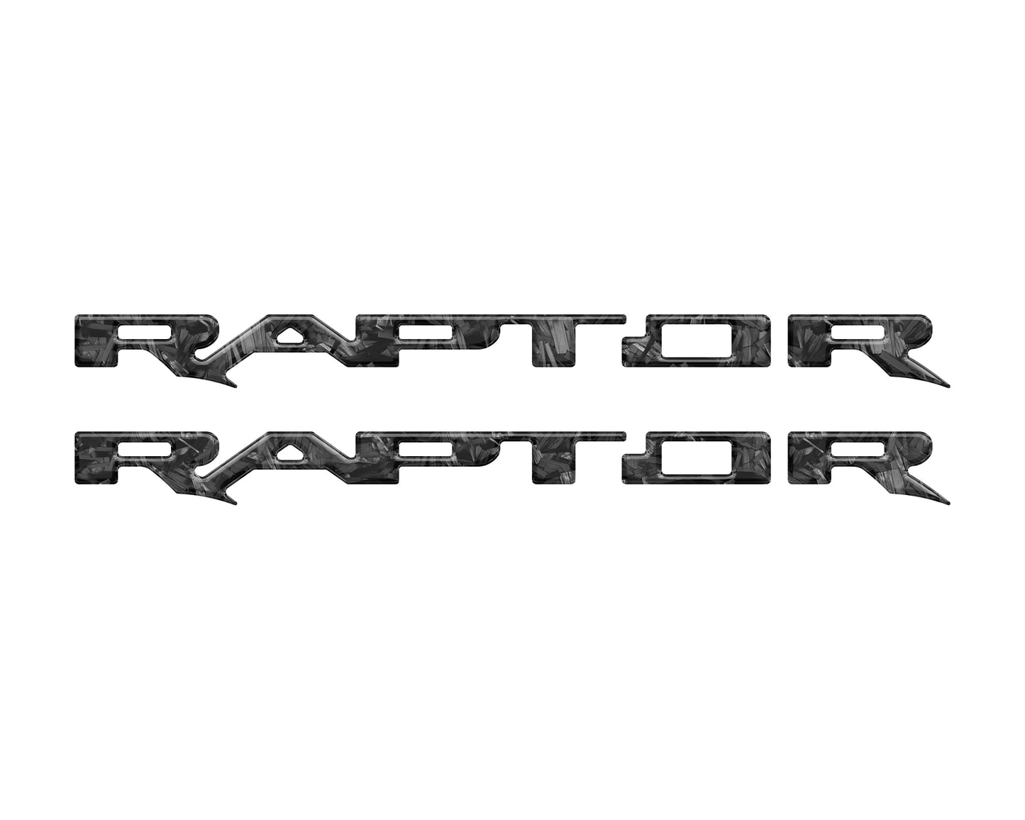 Raptor Running Board Letter Overlays Fits 2022-2026 Ford Bronco Raptor by Tufskinz.com