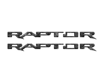 Raptor Running Board Letter Overlays Fits 2022-2026 Ford Bronco Raptor by Tufskinz.com