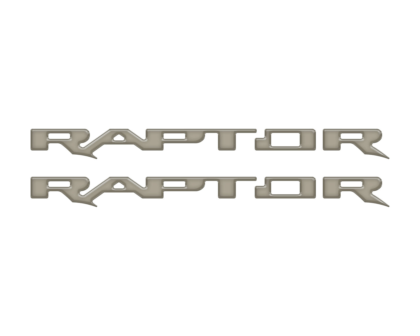 Raptor Running Board Letter Overlays Fits 2022-2026 Ford Bronco Raptor by Tufskinz.com