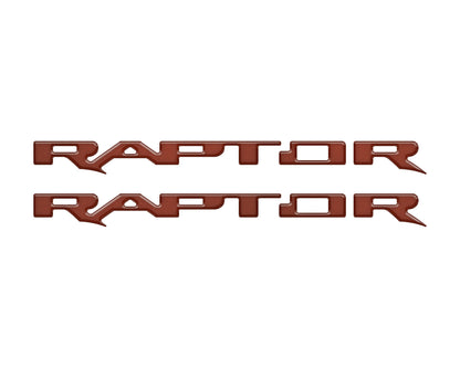 Raptor Running Board Letter Overlays Fits 2022-2026 Ford Bronco Raptor by Tufskinz.com
