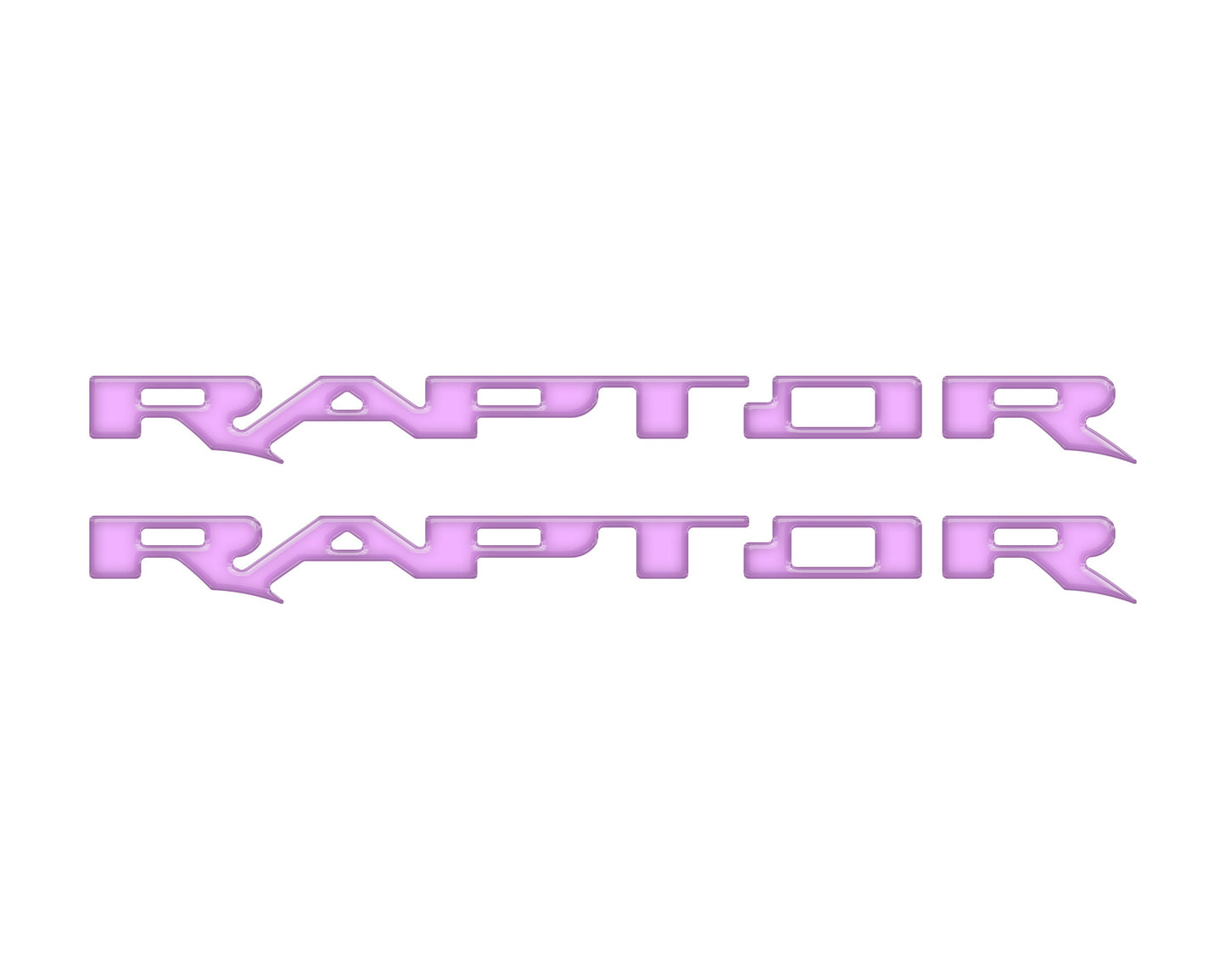 Raptor Running Board Letter Overlays Fits 2022-2026 Ford Bronco Raptor by Tufskinz.com
