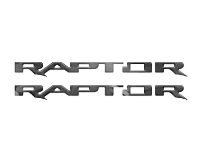 Raptor Running Board Letter Overlays Fits 2022-2026 Ford Bronco Raptor by Tufskinz.com