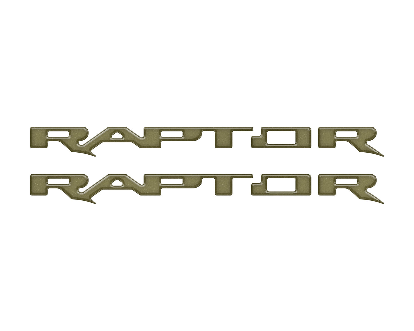 Raptor Running Board Letter Overlays Fits 2022-2026 Ford Bronco Raptor by Tufskinz.com