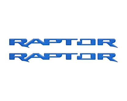 Raptor Running Board Letter Overlays Fits 2022-2026 Ford Bronco Raptor by Tufskinz.com