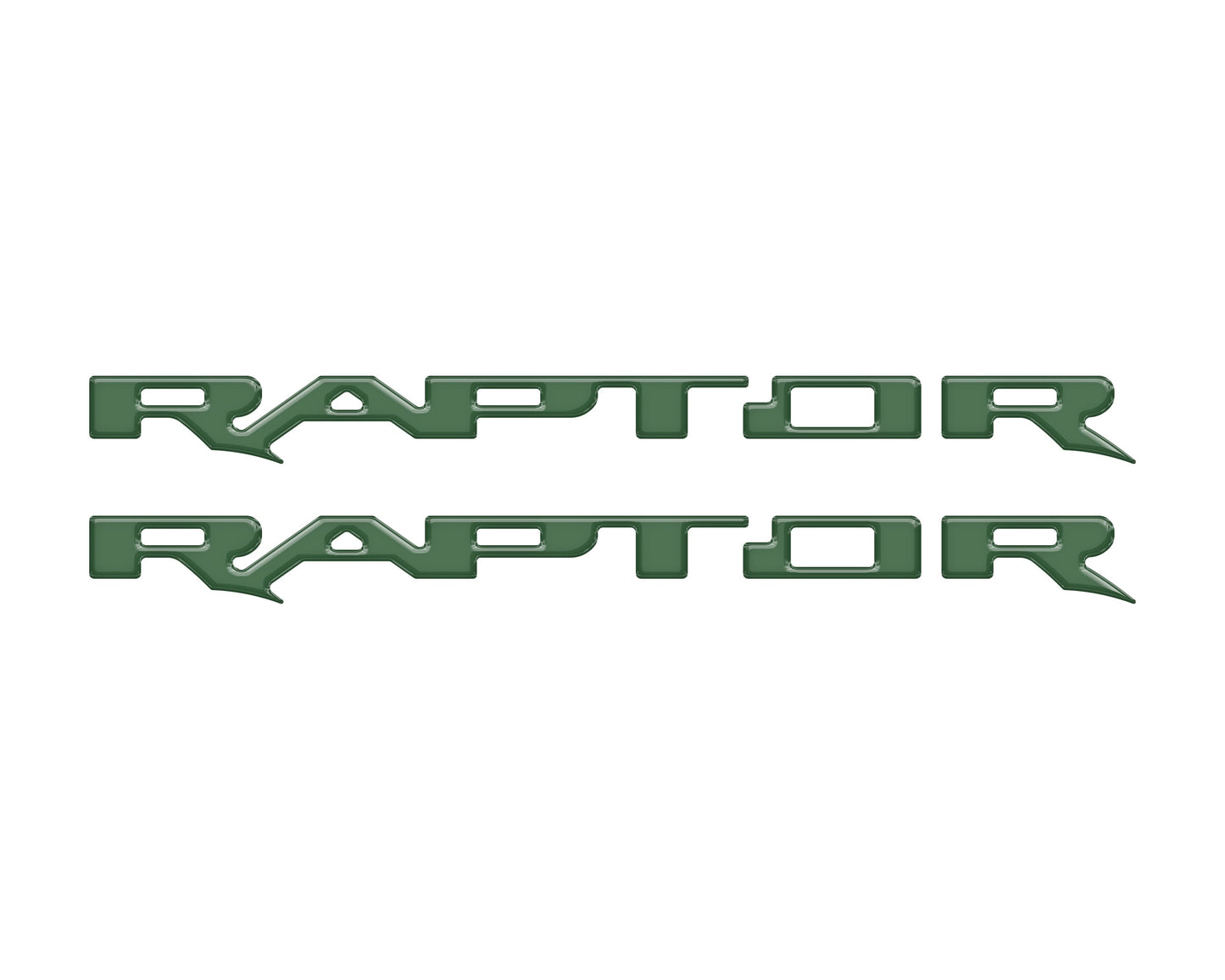 Raptor Running Board Letter Overlays Fits 2022-2026 Ford Bronco Raptor by Tufskinz.com