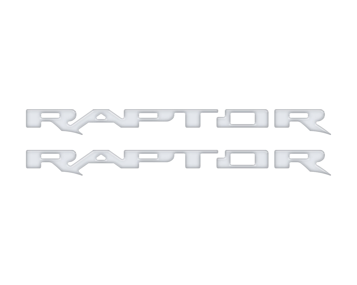 Raptor Running Board Letter Overlays Fits 2022-2026 Ford Bronco Raptor by Tufskinz.com