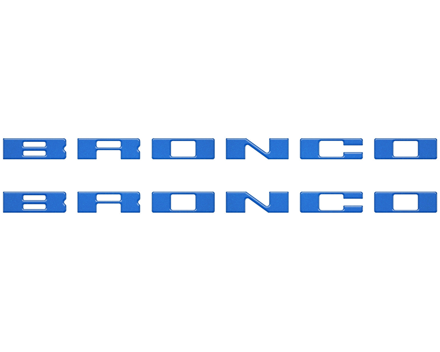 Bronco Running Board Letter Inserts/Overlays Fits 2021-2026 Ford Bronco by Tufskinz.com