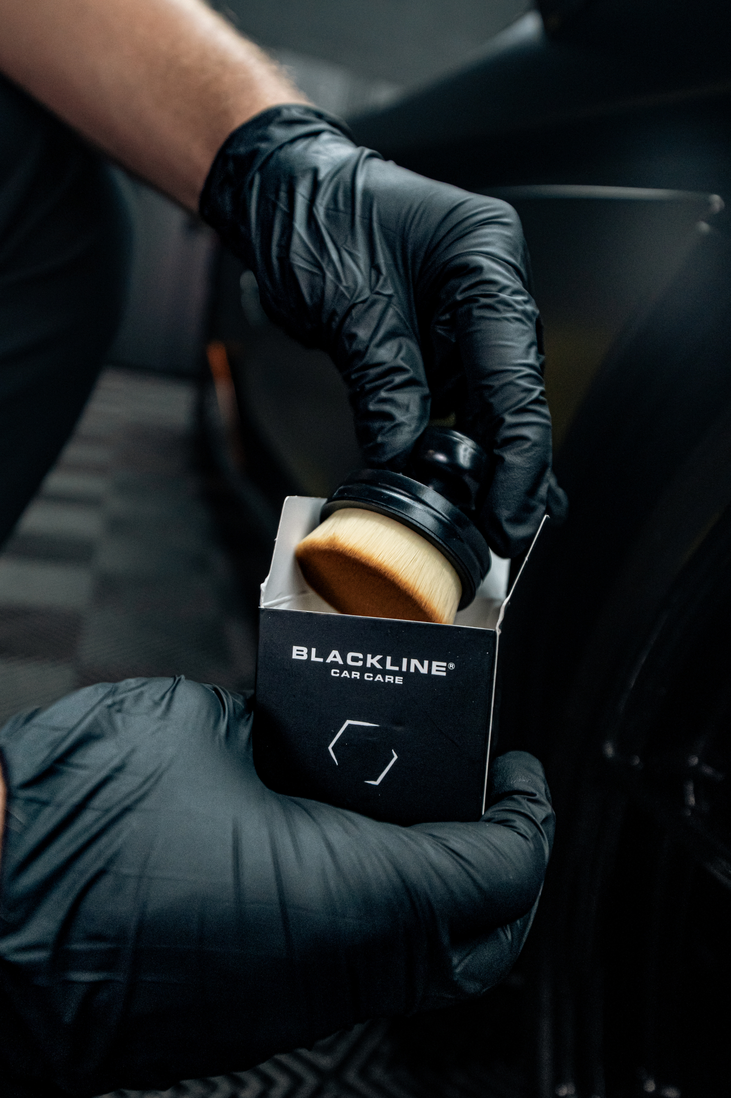BLACKLINE® TIRE APPLICATOR BRUSH by Blackline Car Care
