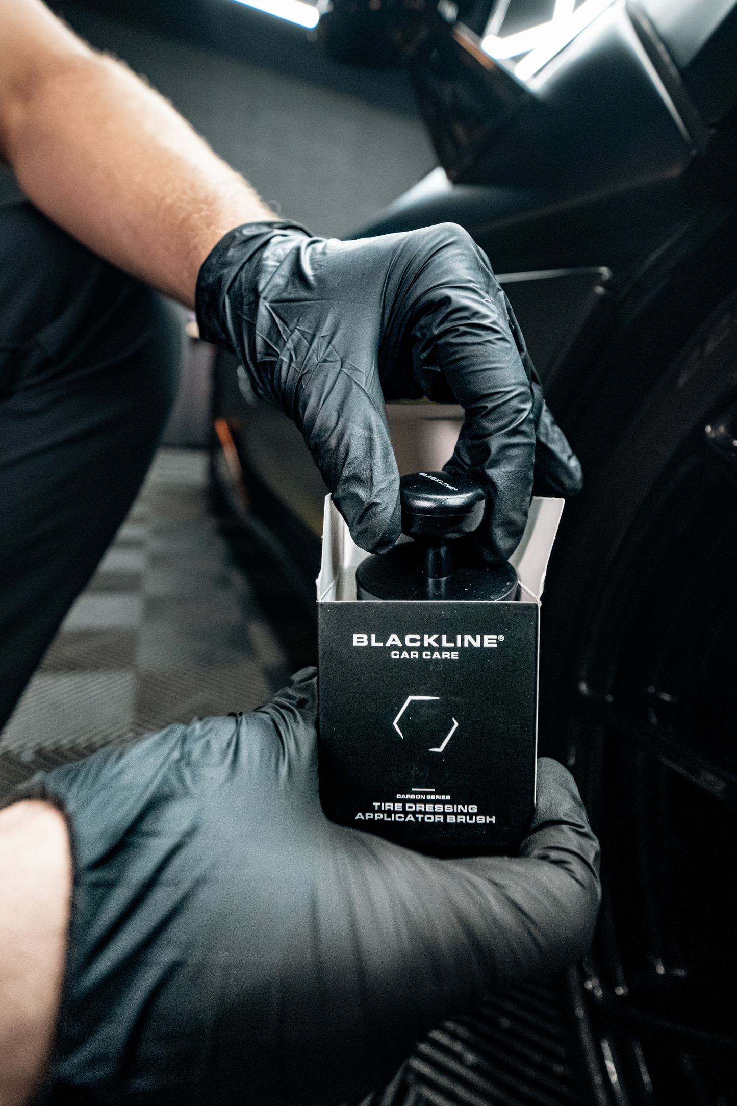 BLACKLINE® TIRE APPLICATOR BRUSH by Blackline Car Care