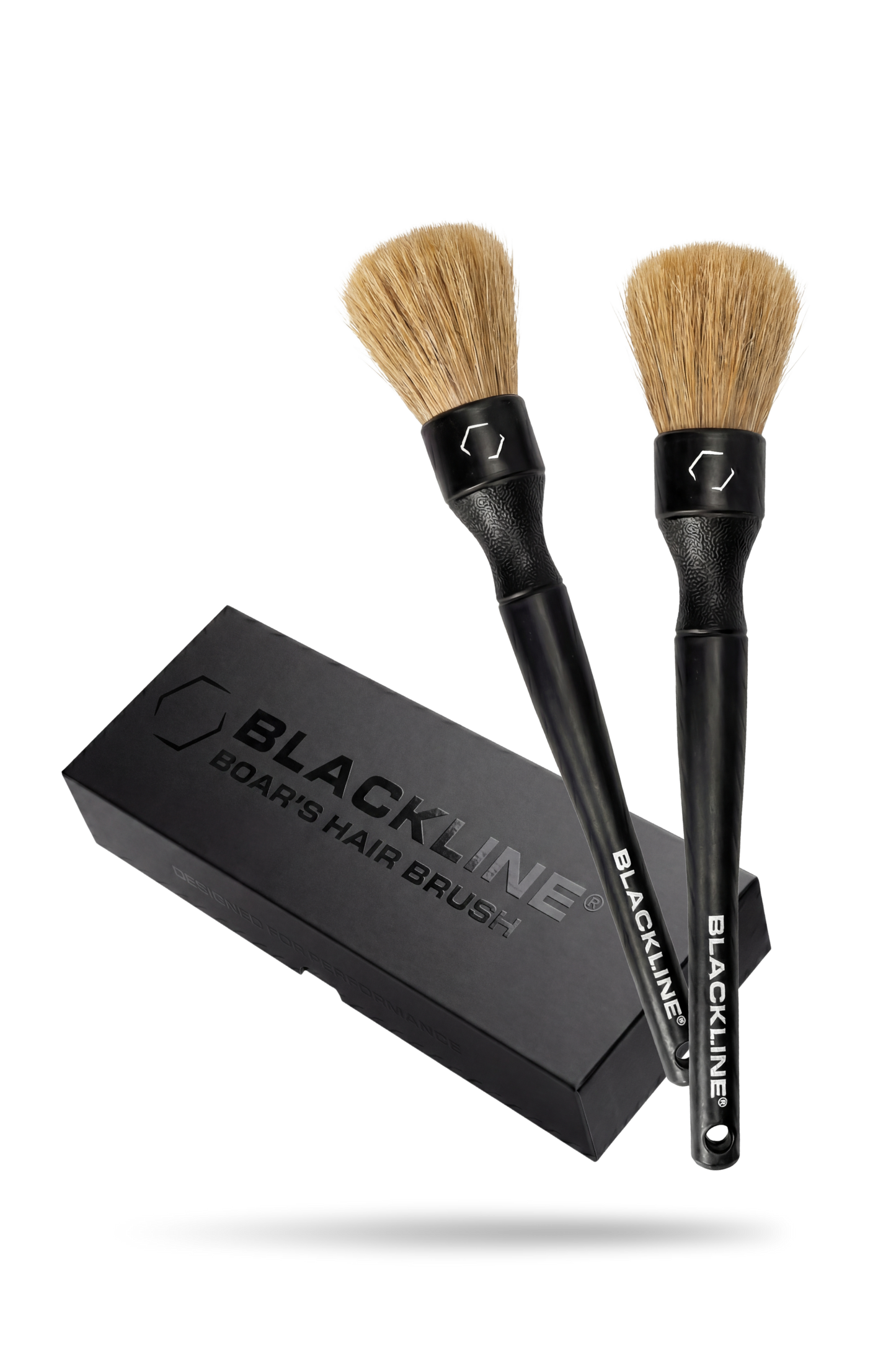 BLACKLINE® BOAR'S HAIR BRUSH SET by Blackline Car Care