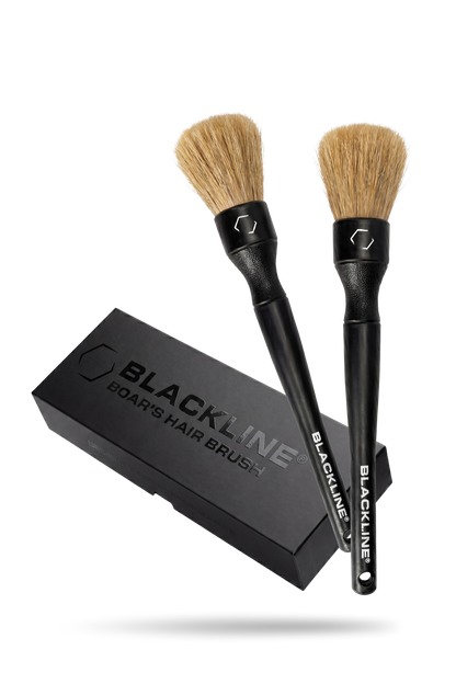 BLACKLINE® BOAR'S HAIR BRUSH SET by Blackline Car Care