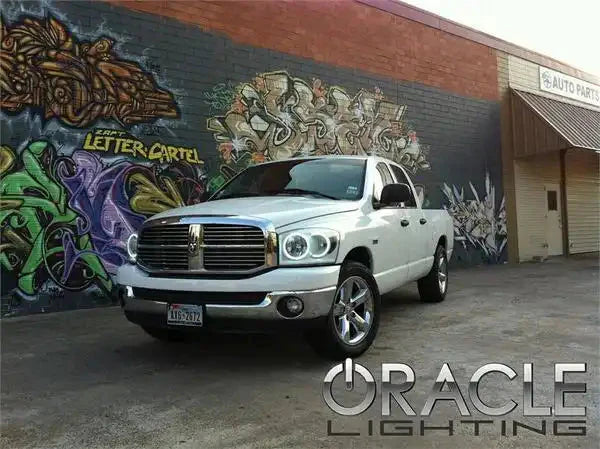 ORACLE Lighting 2006 Dodge Ram Pre-Assembled Halo Headlights - Black by ORACLE Lighting