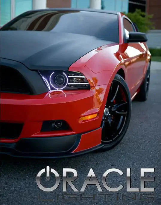 2013-2014 Ford Mustang ORACLE Halo Kit - HID (Projector) Style by ORACLE Lighting