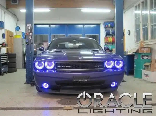 ORACLE Lighting 2008-2014 Dodge Challenger LED Fog Light Halo Kit - Standard Mount by ORACLE Lighting