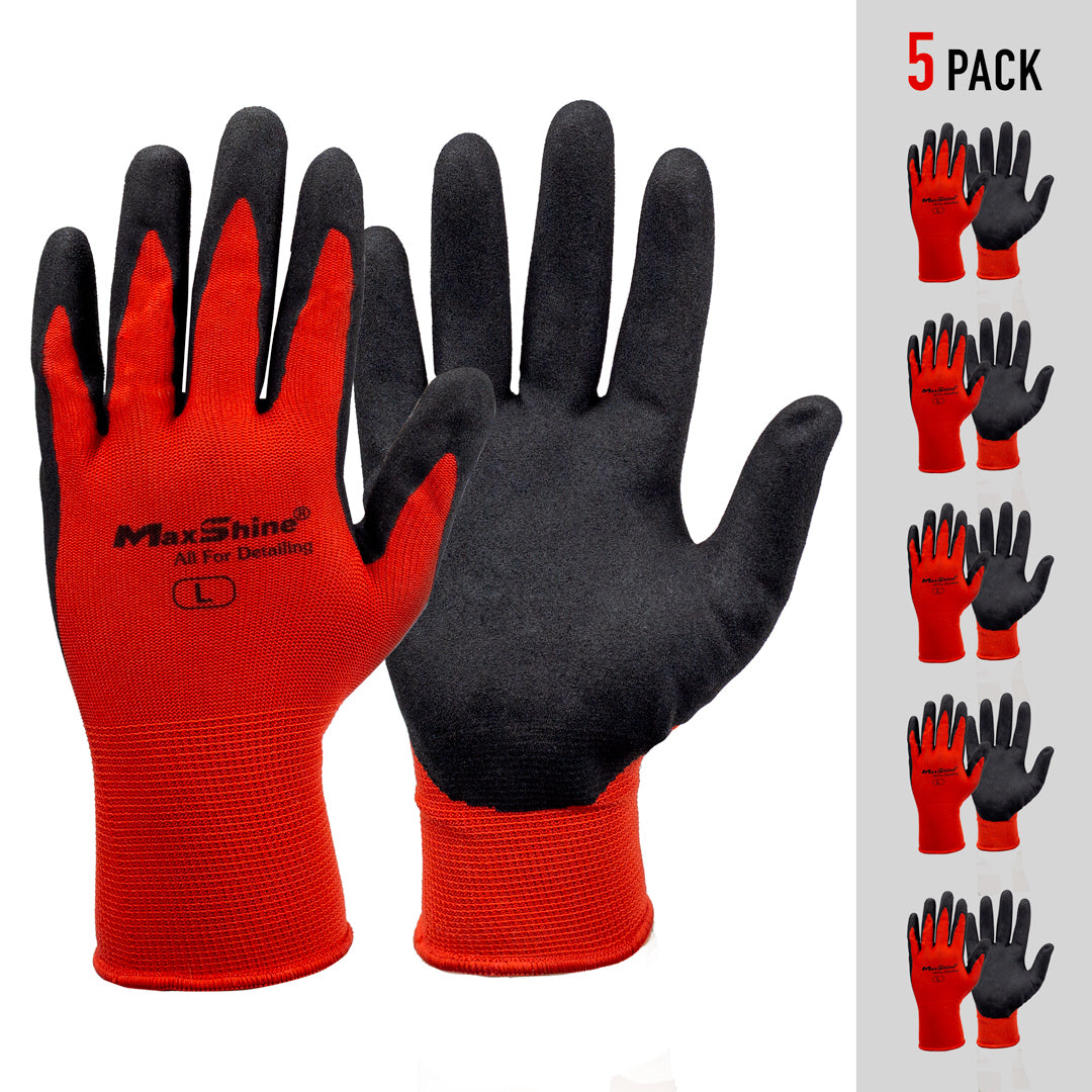 Breathable Work Gloves - 5 Pack by MaxshineUSA
