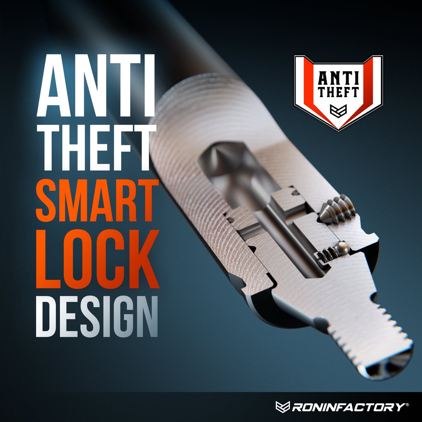 SMARTLOCK™ BULLET ANTENNA FOR DODGE RAM by Ronin Factory