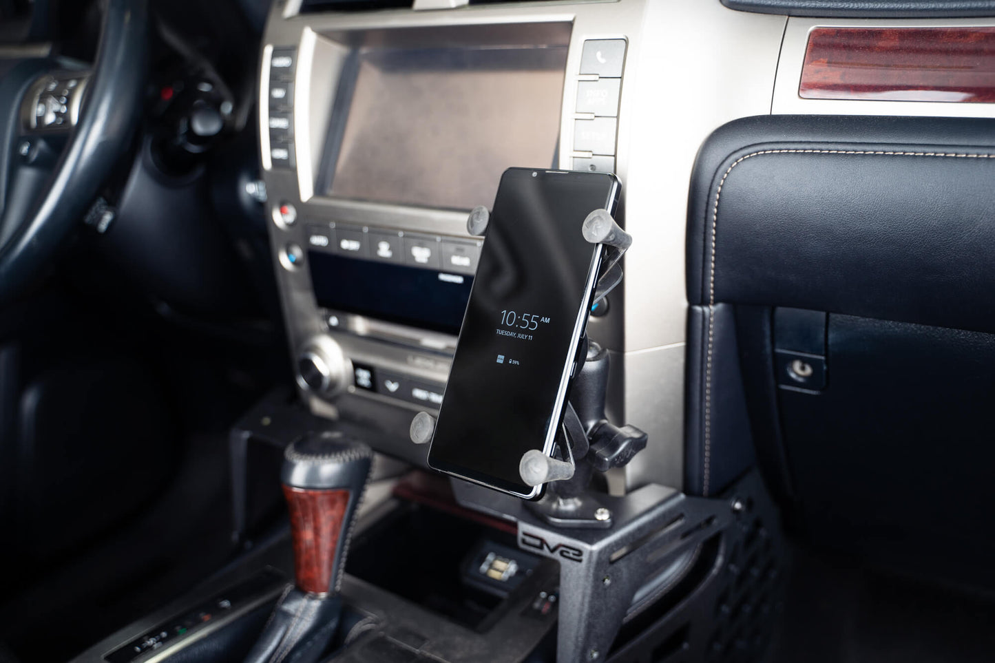 Lexus GX 460 Center Console Molle Panels & Digital Device Bridge by DV8 Offroad