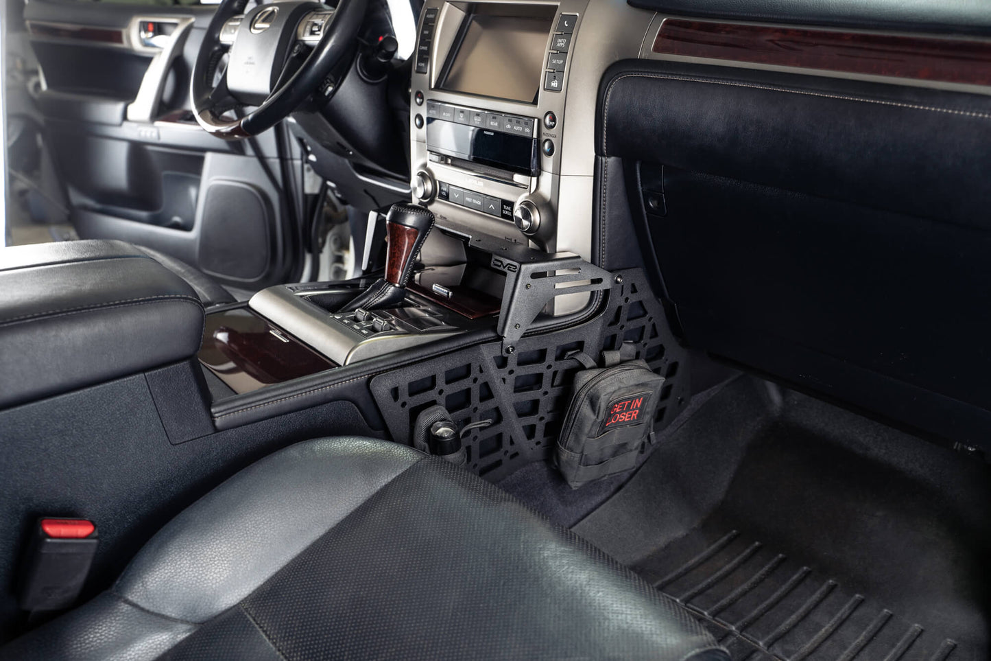 Lexus GX 460 Center Console Molle Panels & Digital Device Bridge by DV8 Offroad