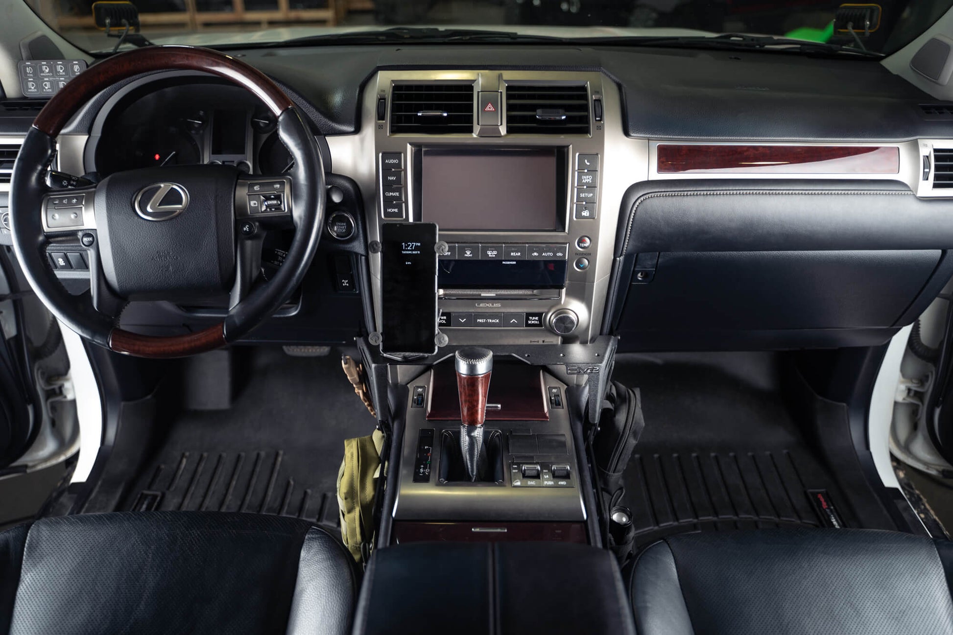 Lexus GX 460 Center Console Molle Panels & Digital Device Bridge by DV8 Offroad