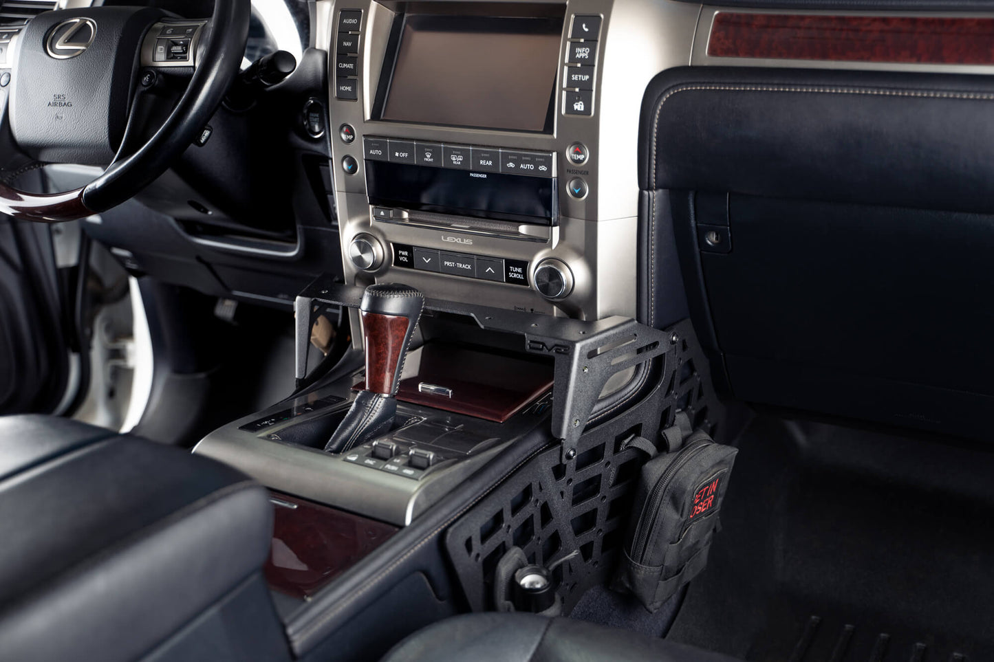 Lexus GX 460 Center Console Molle Panels & Digital Device Bridge by DV8 Offroad