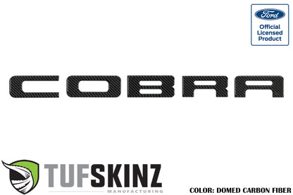 Bumper Letter Inserts Fits 2003-2004 Ford Mustang Cobra by Tufskinz.com