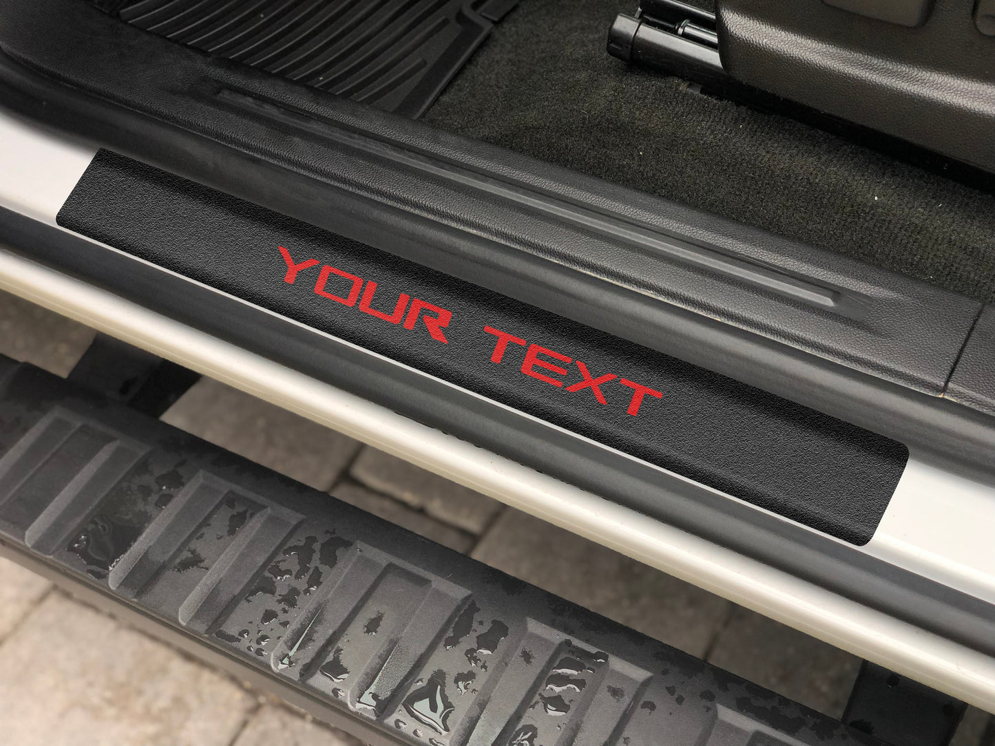 Door Sill Protection Overlays Fits 2015-2022 GMC Canyon by Tufskinz.com